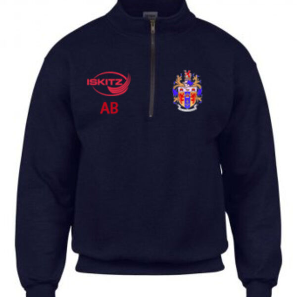 KCL Equestrian Zip Neck Sweater GD61 Thumbnail